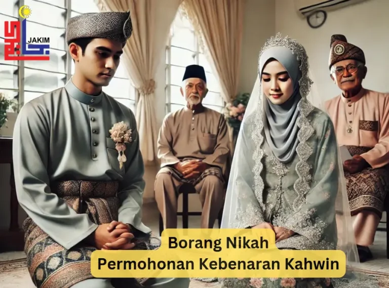 Borang Nikah Permohonan Kebenaran Kahwin Terkini