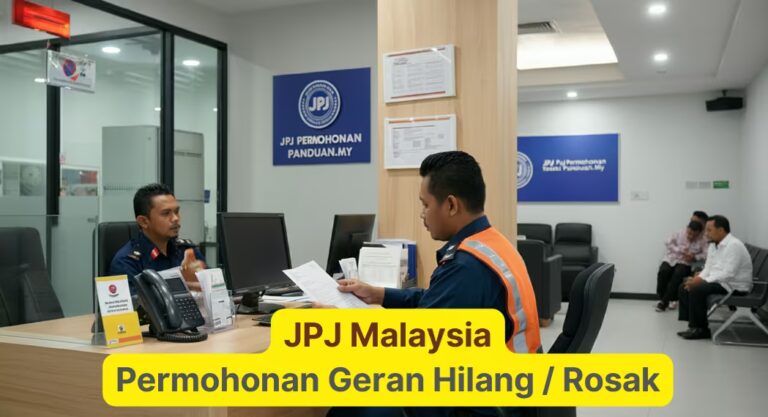 Permohonan Geran Kereta Motor Yang Hilang Rosak