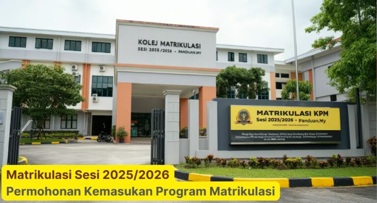 Permohonan Kemasukan Program Matrikulasi KPM Sesi 2025 2026