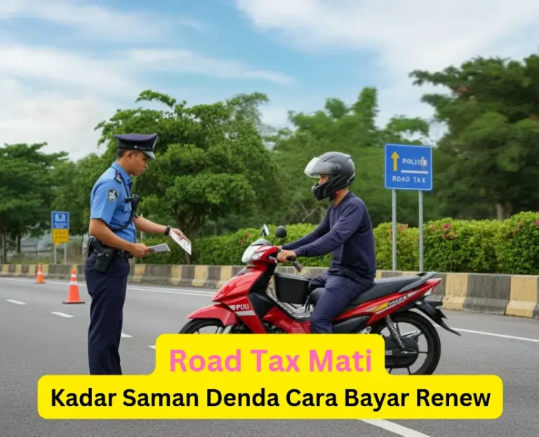 Road Tax Mati (Kadar Saman Denda Cara Bayar Renew)